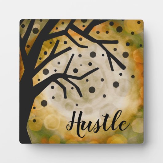 年のカスタマイズ可能な言葉 フォトプラーク (正面)