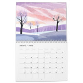 年のカレンダーの季節 カレンダー (1月 2026)