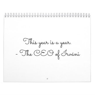 年のカレンダー。 カレンダー