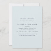 年のコラージュ |フォト卒業パーティー招待状 招待状 (裏面)