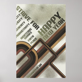 年のチェックリストに満足 ポスター