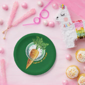 🥕年のニンジン ペーパープレート (パーティー)