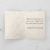 年のパーソナライズな写真記念日カード シーズンカード (内部)