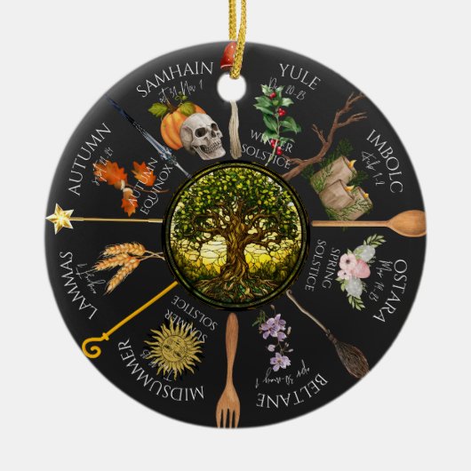 年のマグカルホイール セラミックオーナメント (正面)