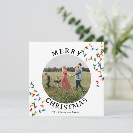 年のレビューのクリスマスカードファミリー毎月の写真 (スタンド正面)