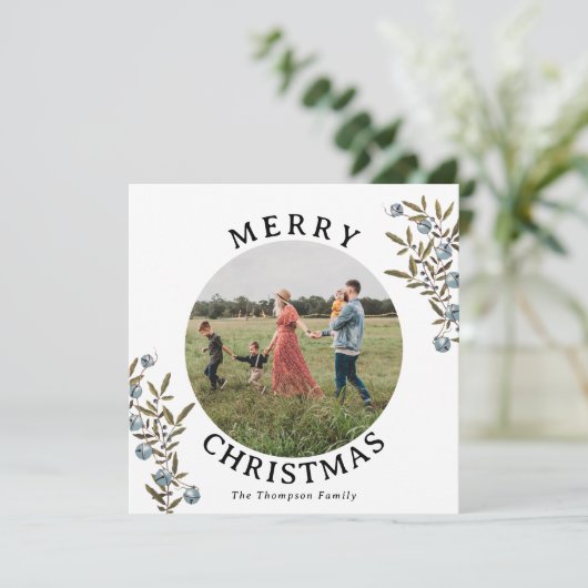 年のレビューのクリスマスカードファミリー毎月の写真 (スタンド正面)