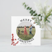 年のレビューのクリスマスカードファミリー毎月の写真 (スタンド正面)