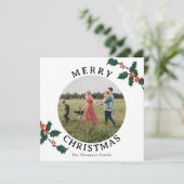 年のレビューのクリスマスカードファミリー毎月の写真 (スタンド正面)