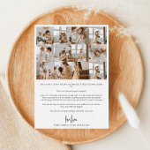 年のレビュー家族の写真コラージクリスマス金ゴールド 箔シーズンカード