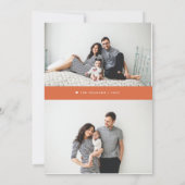 年のレビュー最高のの年Red Holiday Card 招待状 (裏面)