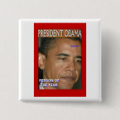 年の人 缶バッジ (正面)