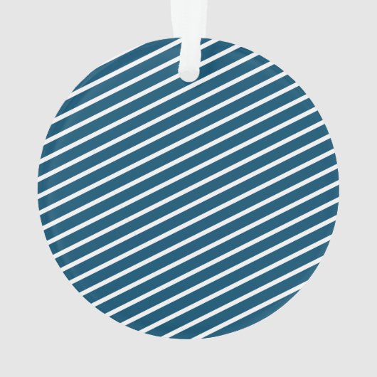 年の休日の青の最もすばらしい時 オーナメント (裏面)