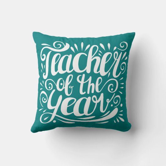 年の先生 クッション (裏面)