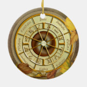 年の円形のオーナメントの車輪 セラミックオーナメント (裏面)