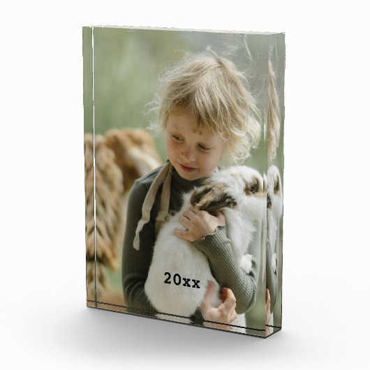 年の写真ブロック付き家族 フォトブロック (右)