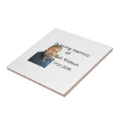 年の写真葬儀の名前の愛する思い出モダンで タイル (側面)