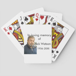 年の写真葬儀の名前の愛する思い出モダンで トランプ