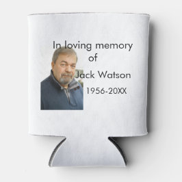 年の写真葬儀の名前の愛する思い出モダンで 缶クーラー