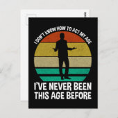 年の割りに合わぬ ポストカード (正面/裏面)