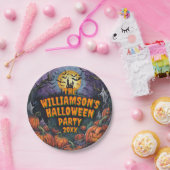 年の名前の追加ハローウィンパーティ7" ペーパープレート (パーティー)