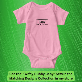 年の変更文字ベビーの追加、ハビーWifeyセットに一致 ベビーボディスーツ