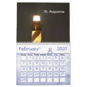 年の季節 カレンダー (2月 2027)