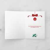 年の挨拶状のすばらしい時 シーズンカード (内部)