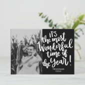 年の最も素晴らしい時間 | Black HOLIDAY Photo 招待状 (スタンド正面)