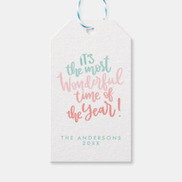 年の最も素晴らしい時間 | BLUE HOLIDAY ギフトタグ