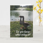 年の最も重要な日「ハッピーバースデー」 カード (黄色い花)