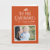 年の最も隔離された時間オレンジ色の写真 シーズンカード (正面)