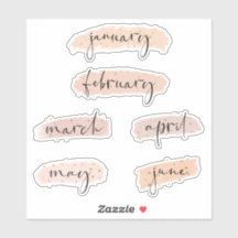 年の月–1月から6月までの金ゴールドバラ