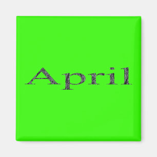 年の月- 4月 マグネット