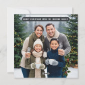 年の木の魔法の時間 – クリスマスキツネ シーズンカード (裏面)