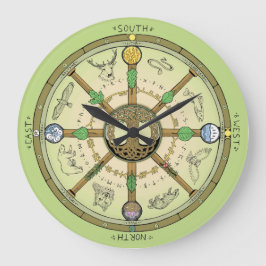 年の歯車 ラージ壁時計