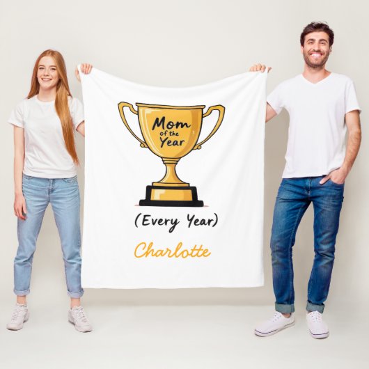 年の母 | おもしろい&かわいい母の日 フリースブランケット (インサイチュ)