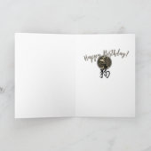 年の犬誕生日 カード (内部)