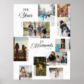 年の瞬間フォトコラージュ座標キープサケ ポスター (正面)