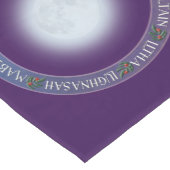 年の祭壇の布の冬の車輪 ミディアムテーブルランナー (コーナー)