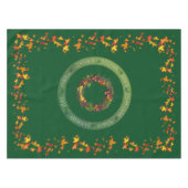 年の祭壇の布の秋の車輪 テーブルクロス (正面(横))