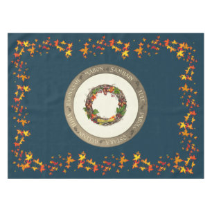 年の祭壇の布の遅い秋の車輪 テーブルクロス