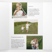 年の編集可能なカラー3折りのホリデーカード 三つ折り招待状 (内部中)