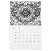 年の色の変更 カレンダー (2月 2026)