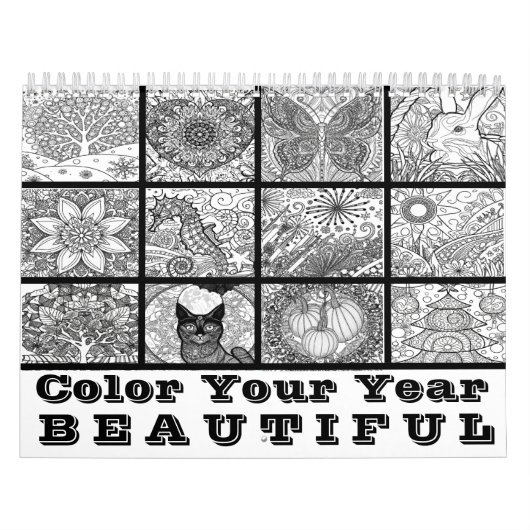 年の色の変更 カレンダー (カバー)