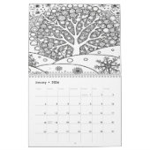 年の色の変更 カレンダー (1月 2026)