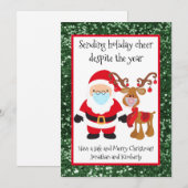 年の輝きに負けずホリデーシーズンの喜びを届ける シーズンカード (正面/裏面)