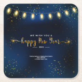 年の追加ファミリ団体や組織詳細20XX スクエアペーパーコースター (正面)