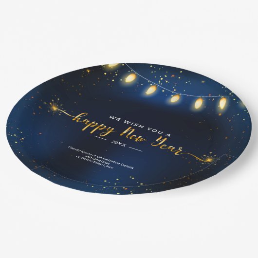 年の追加ファミリ団体や組織詳細20XX ペーパープレート (アングル)