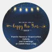 年の追加ファミリ団体や組織詳細20XX ラウンドシール (正面)