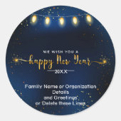 年の追加ファミリ団体や組織詳細20XX ラウンドシール (正面)